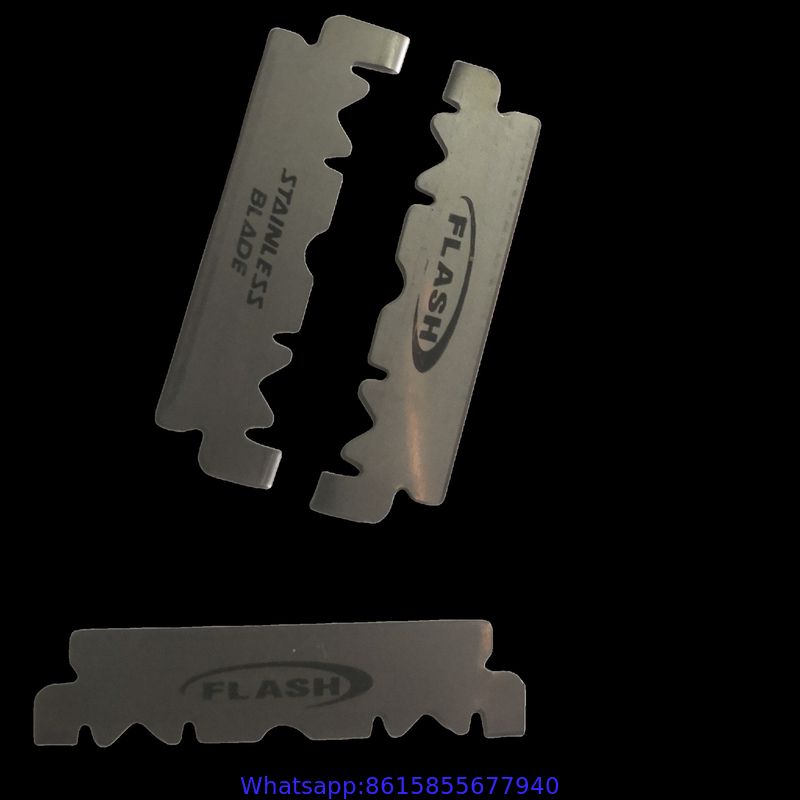 Custom disposable barber half razor blade stainless steel single edge razor blade