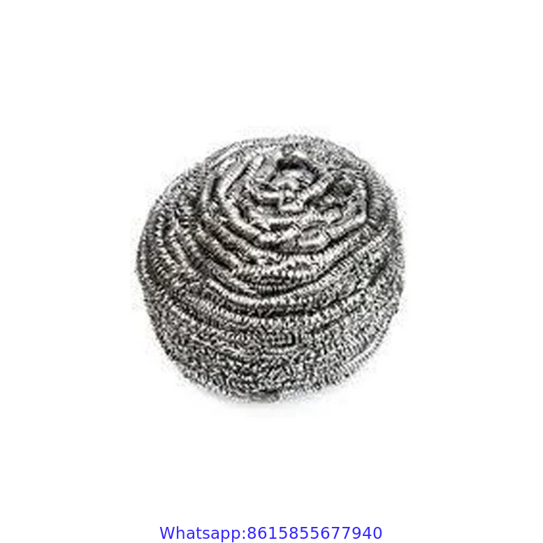 2023 new year Stainless Steel Scrubber  Sponges Scrubbers Cleaning Ball Utensil Scrubber Density Metal Scrubber