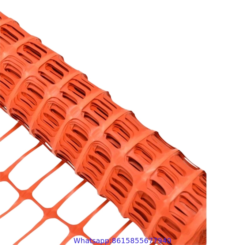 New Zealand market 1X50m 100% HDPE Plastic Orange Safety Barrier Mesh Net