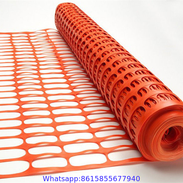 China factory orange safety fence barrier mesh of road warning barrier