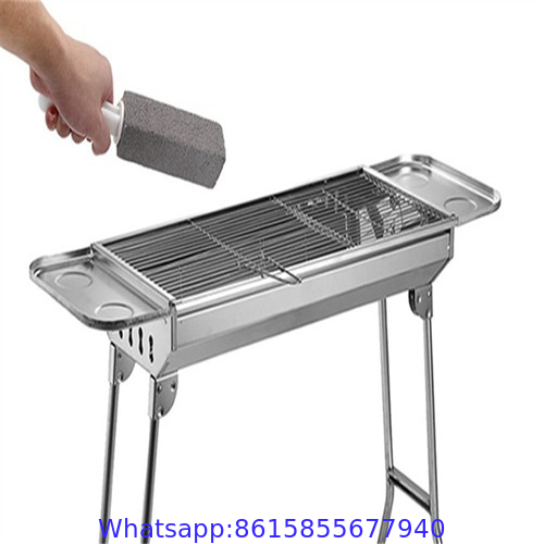 Grill Brick, 3.5 x 4 x 8, Charcoal,12/Carton