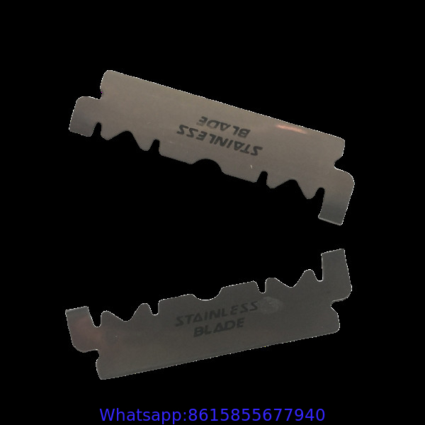 Wholesale high quality custom logo 100 pcs single edge barber razors blades for professional face shaving