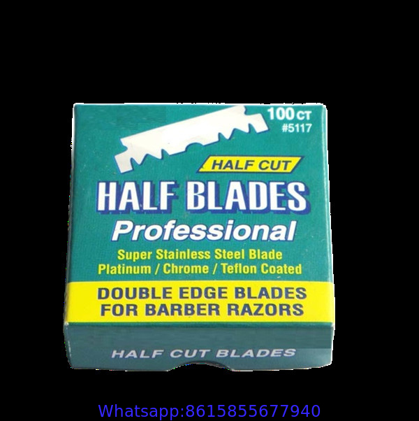 Wholesale Barber Shaving Mens Stainless Steel Safety Half Single Edge Razor Blade