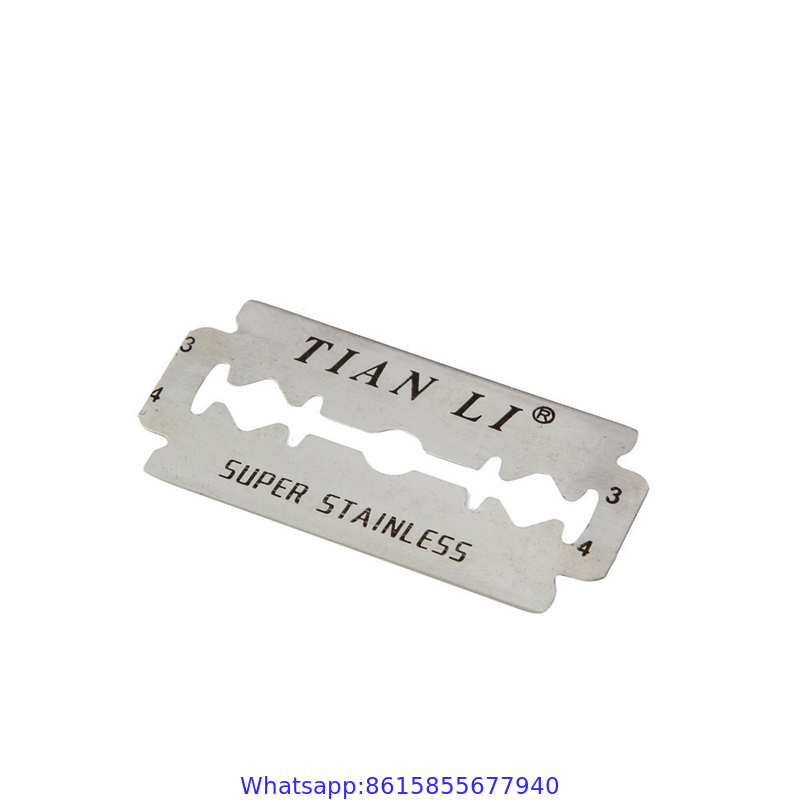Double Edges Metal Edge Salon Disposable Safety Stainless Steel Strip Shave Razor Blade