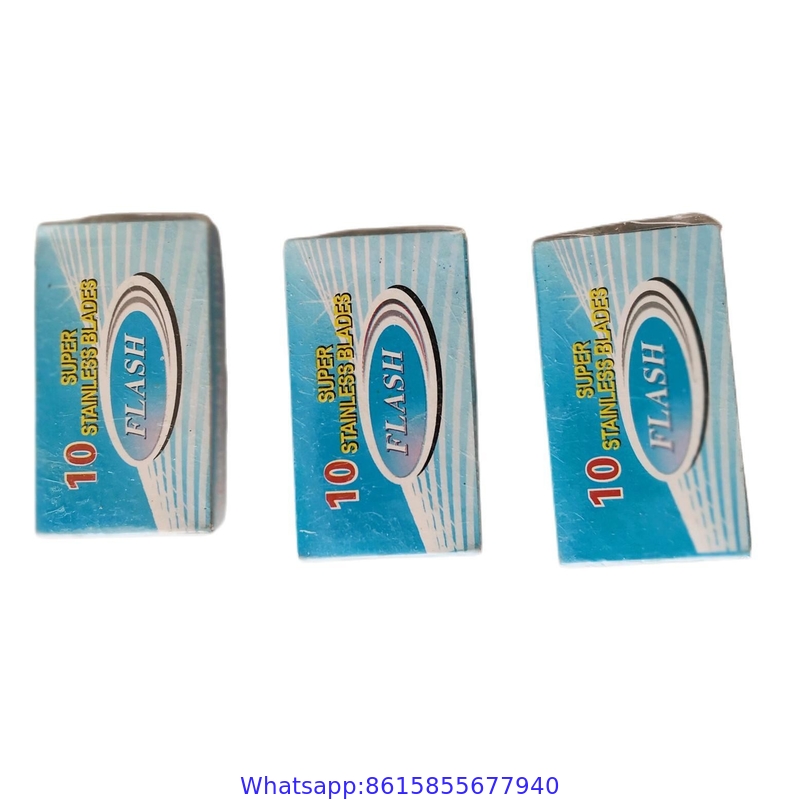 High quality Stainless Steel Customized Logo Accepted Barber Razor Blade Double Edge Blades