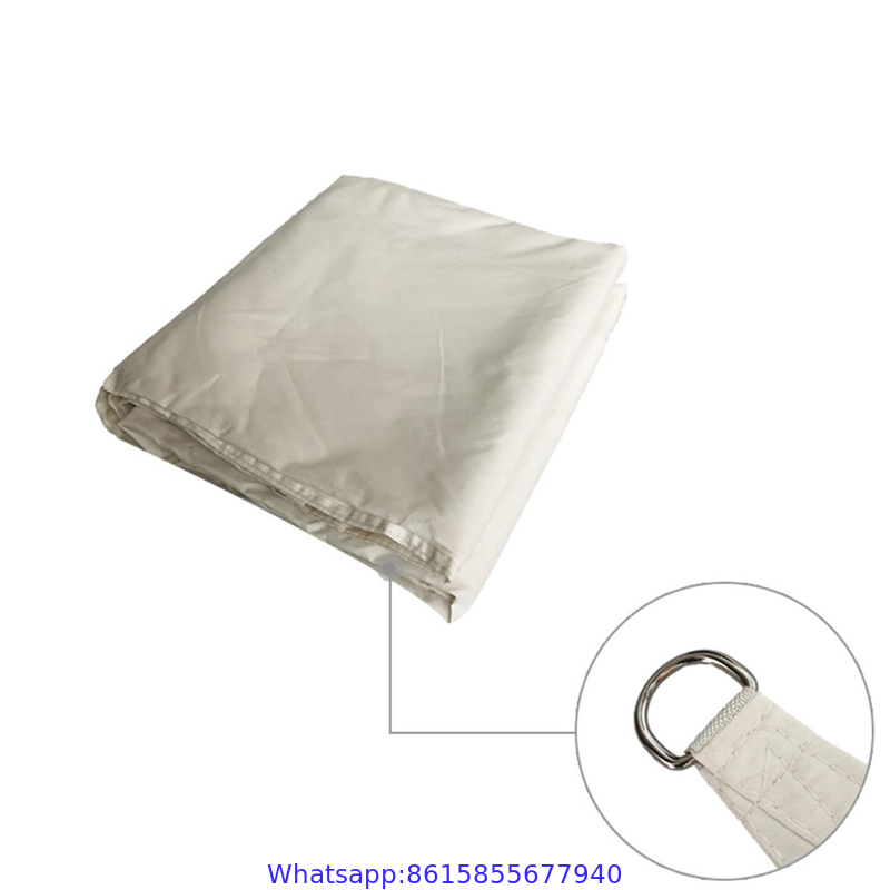 Triangle Patio Column Sun Shade Sail Hdpe , Square Shape Sail 5x5x5m