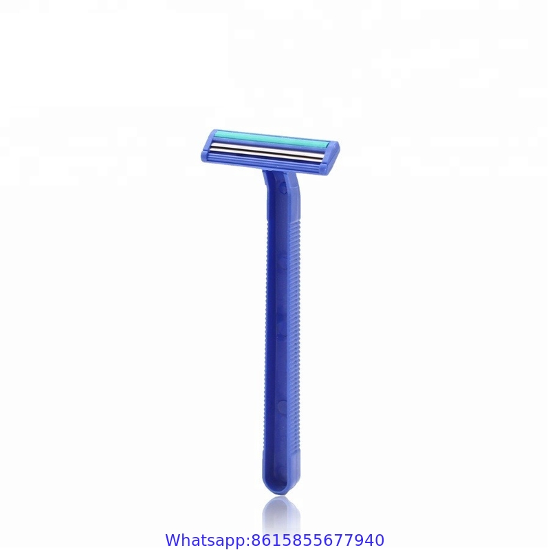 Widely Used Two Blade Disposable Shaving Razor With Lubricant Strip