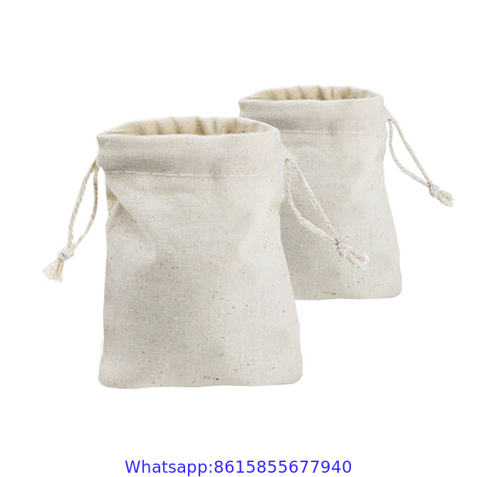 14" x 20" Muslin Drawstring Bags