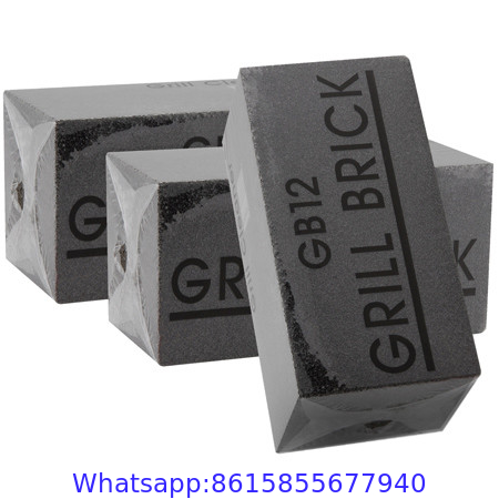 Elaziy Grill Griddle Cleaning Brick Block,Ecological Grill Cleaning Brick, De-Scaling Cleaning Stone for Removing Stains