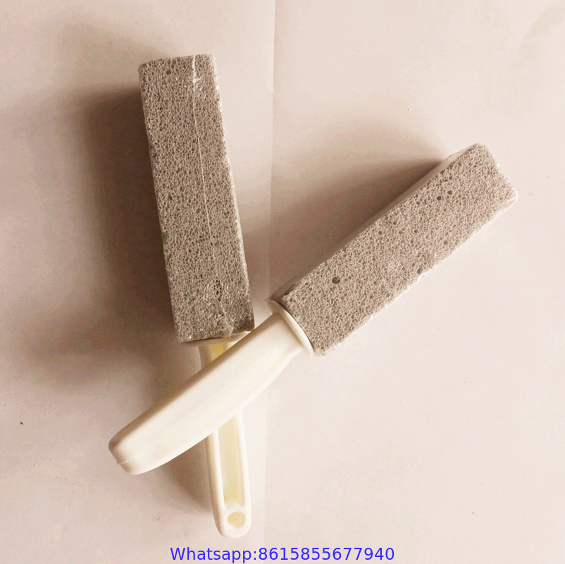 Pumice Toilet Bowl Ring Remover with Handle, Removes Stubborn Toilet Rings, Apply to Surface Stains from Toilet, Tub